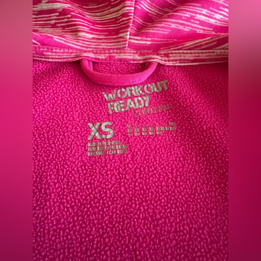 🛍️SALE🛍️ Reebok Women's Workout Ready Full-Zip Hoodie (Fuchsia | Neon Pink) - Picture 6 of 12